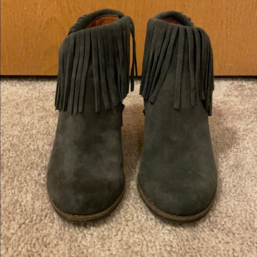 Lucky Brand Grey Booties Size 6